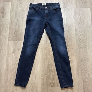 Acne Studios Womens Skin 5‎ Jeans Size 28 X 27 Skinny Dark Denim Pants Mid Rise